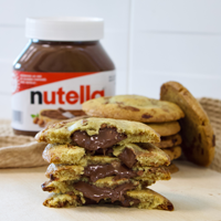 Cookie fourré Nutella-Franchise Miss Cookies Coffee 